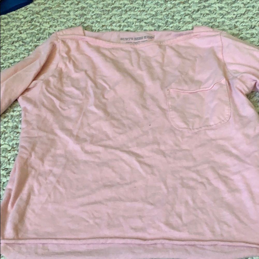Burts bees kids 100% cotton long sleeve shirt